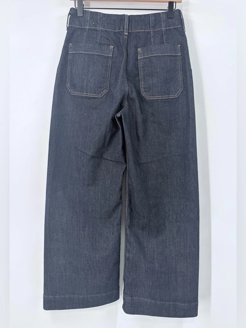 Anthropologie Maeve Colette High-Rise Wide-Leg Cropped Jeans
